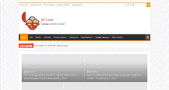 Desktop Screenshot of gkexam.com